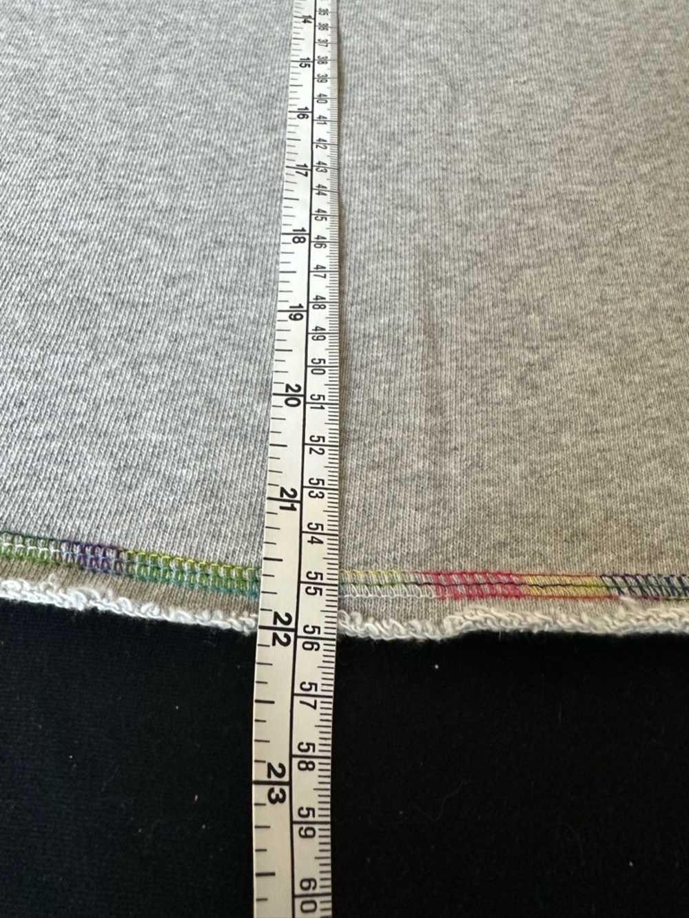 Something Navy Light Gray Ruffle-Shoulder Sweatshirt - Picture 9 of 15